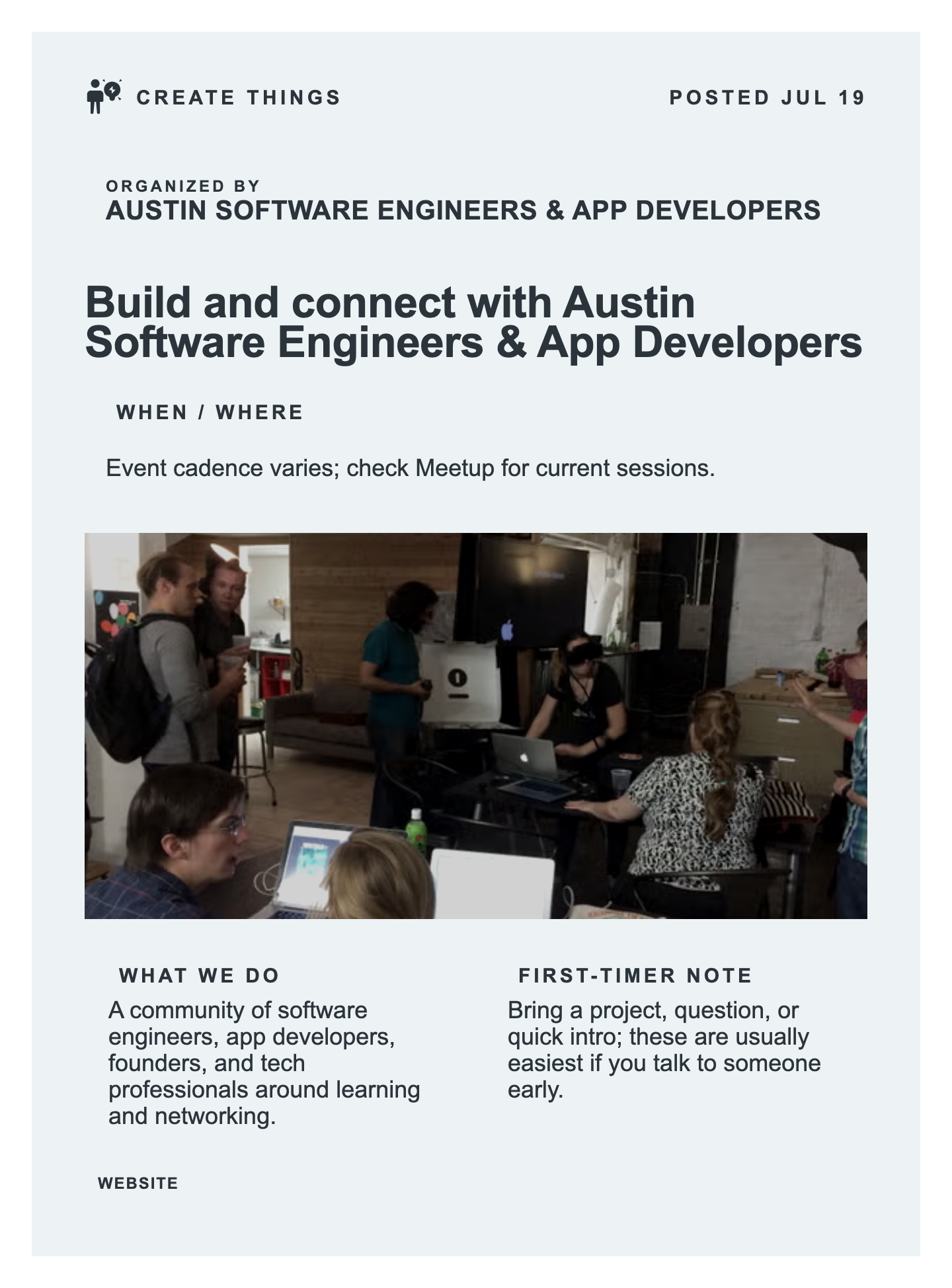 Build and connect with Austin Software Engineers & App Developers