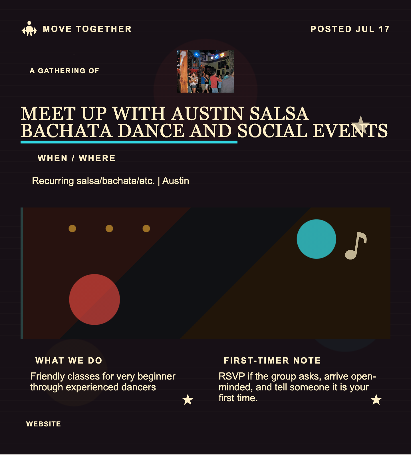 Meet up with Austin Salsa Bachata Dance and Social Events