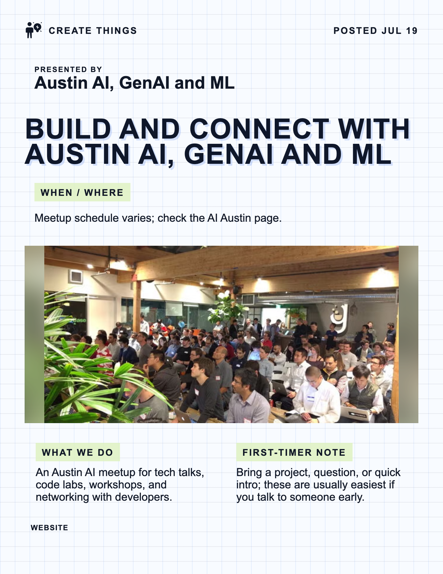 Build and connect with Austin AI, GenAI and ML